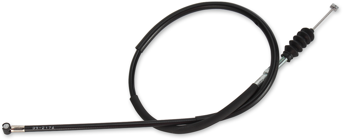 Black Vinyl Clutch Cable - Kawasaki