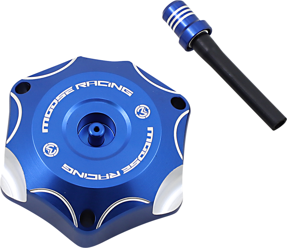 Aluminum Gas Cap - Blue - Yamaha