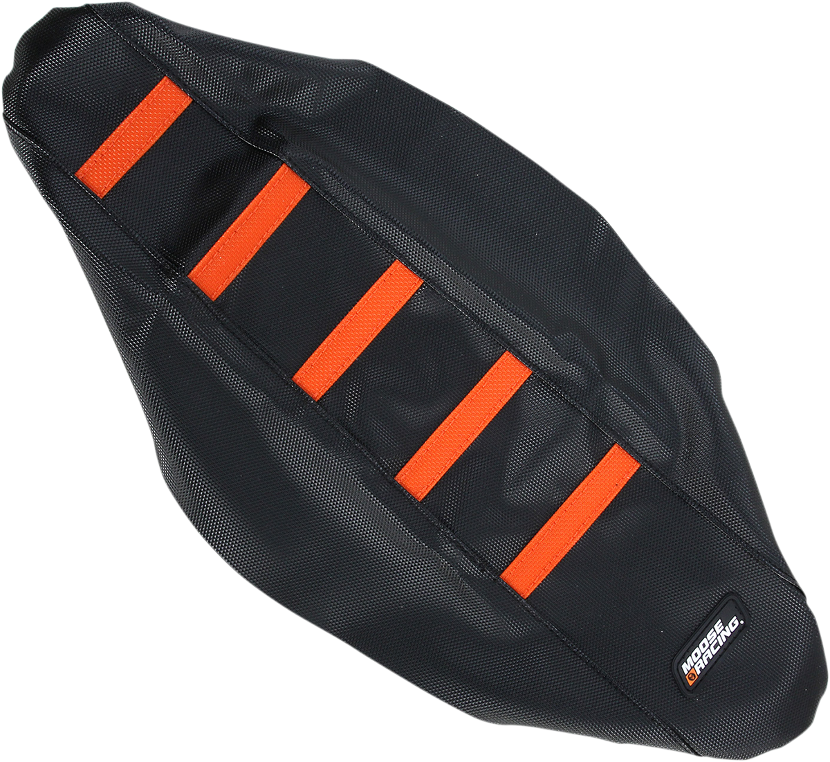 Ribbed Seat Cover - Black Cover/Orange Ribs - KTM 85 '13-'17