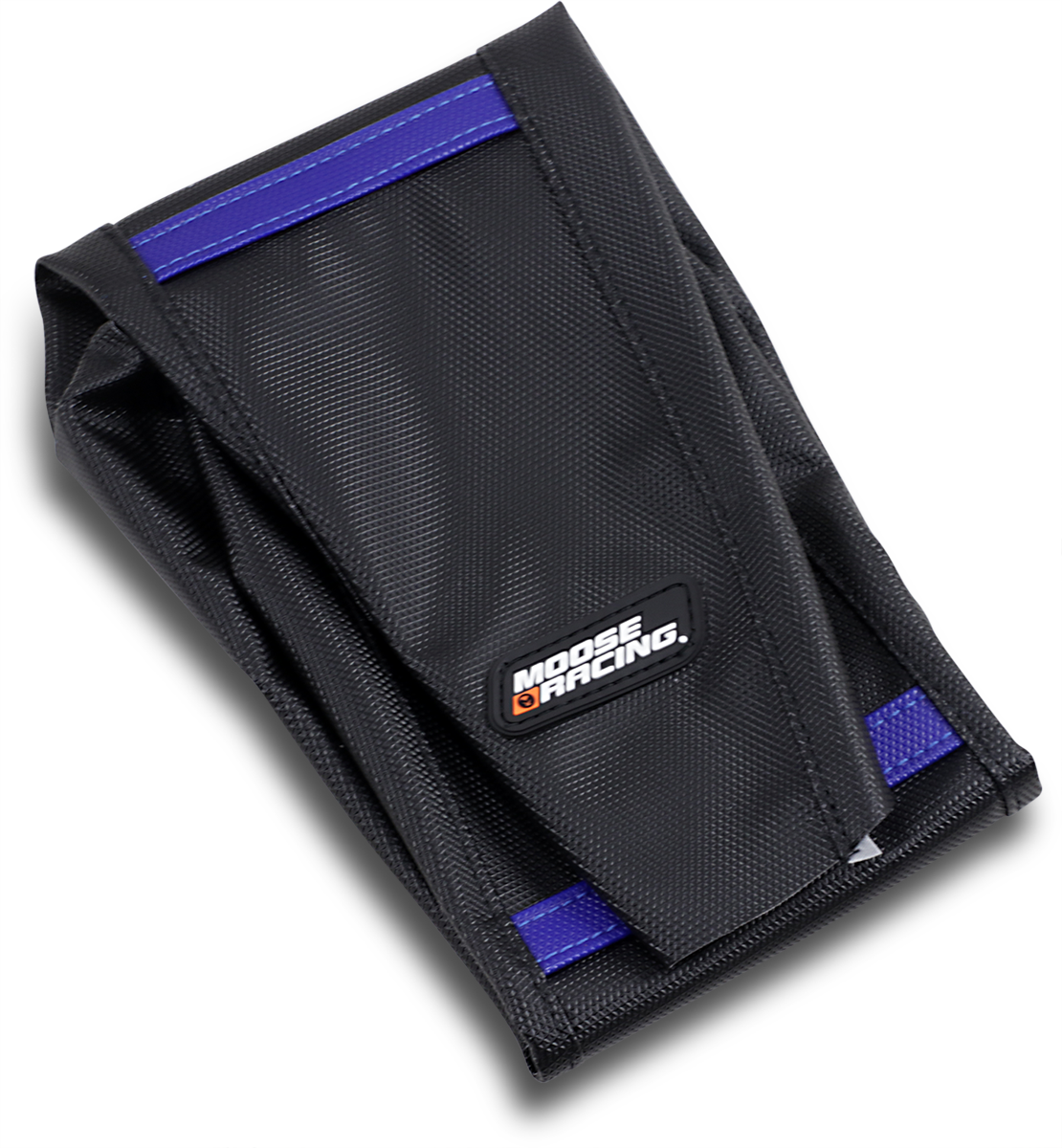 Ribbed Seat Cover - Black Cover/Blue Ribs - Husqvarna '19-'23