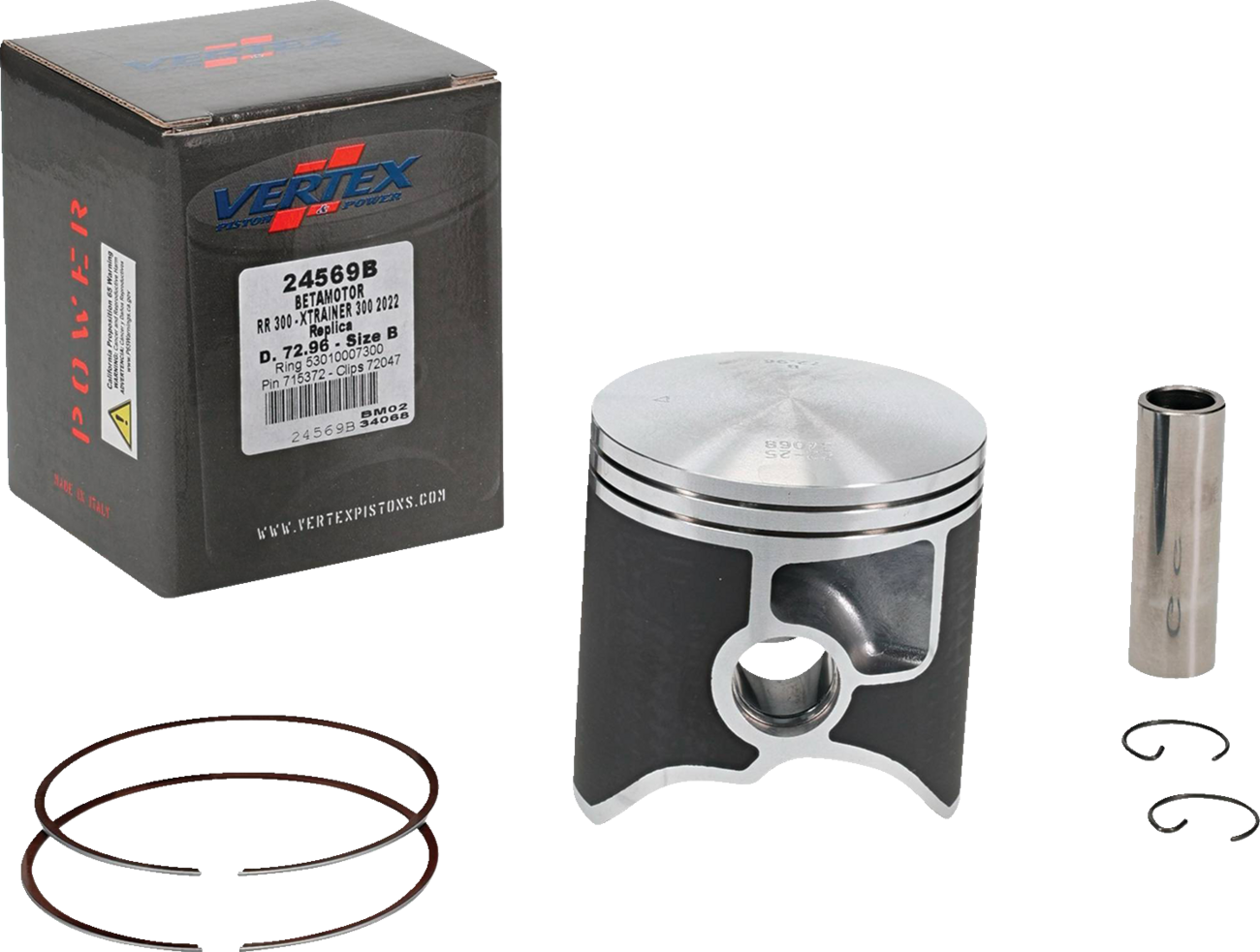 Piston Kit - 72.96 mm - Xtrainer 300