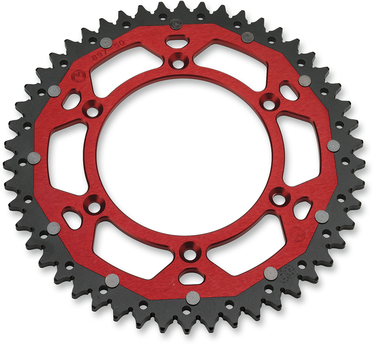 Dual Sprocket - 50 Tooth - Red - Honda
