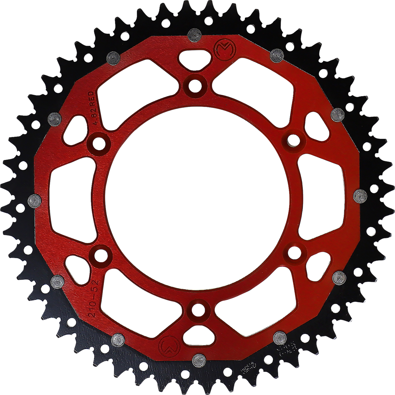 Dual Sprocket - 52 Tooth - Red - Honda