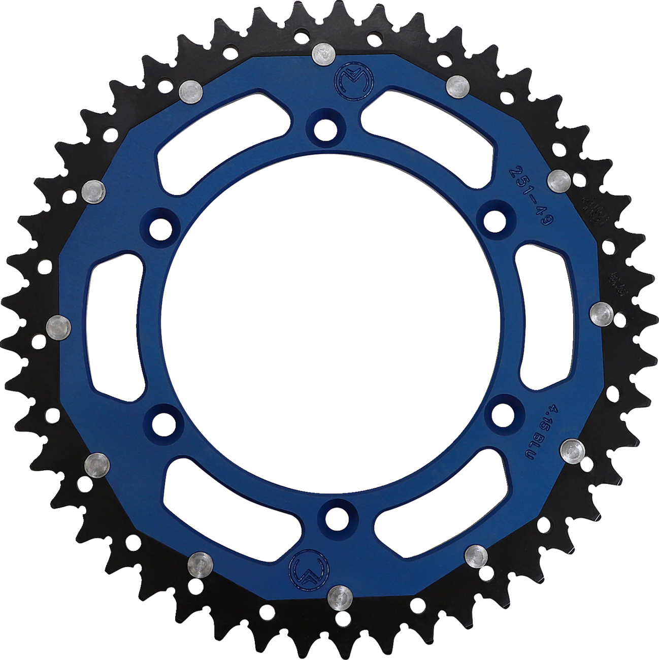 Dual Sprocket - 49 Tooth - Blue - Yamaha