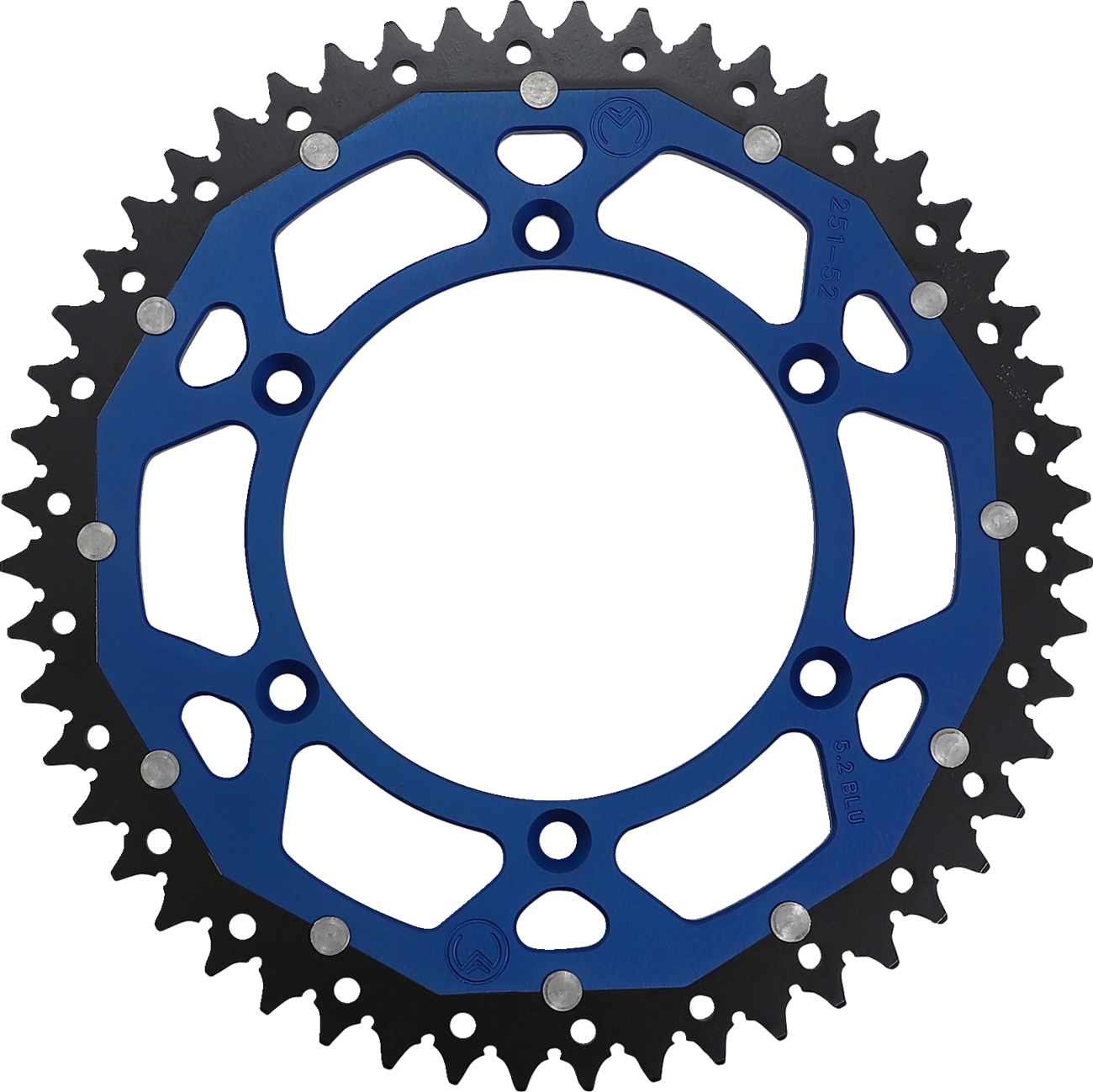 Dual Sprocket - 52 Tooth - Blue - Yamaha