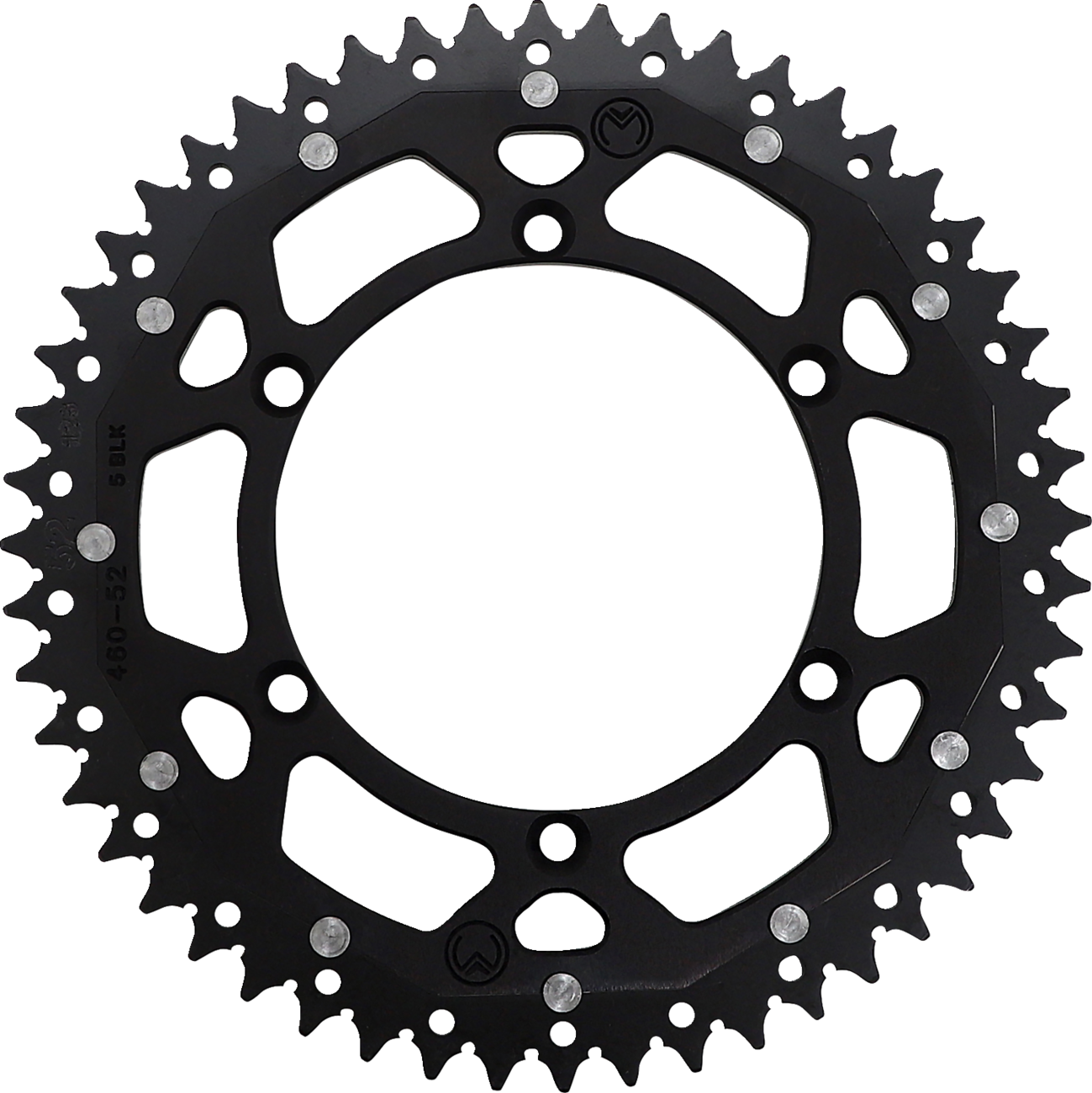 Dual Sprocket - 52 Tooth - Black - Kawasaki/Suzuki