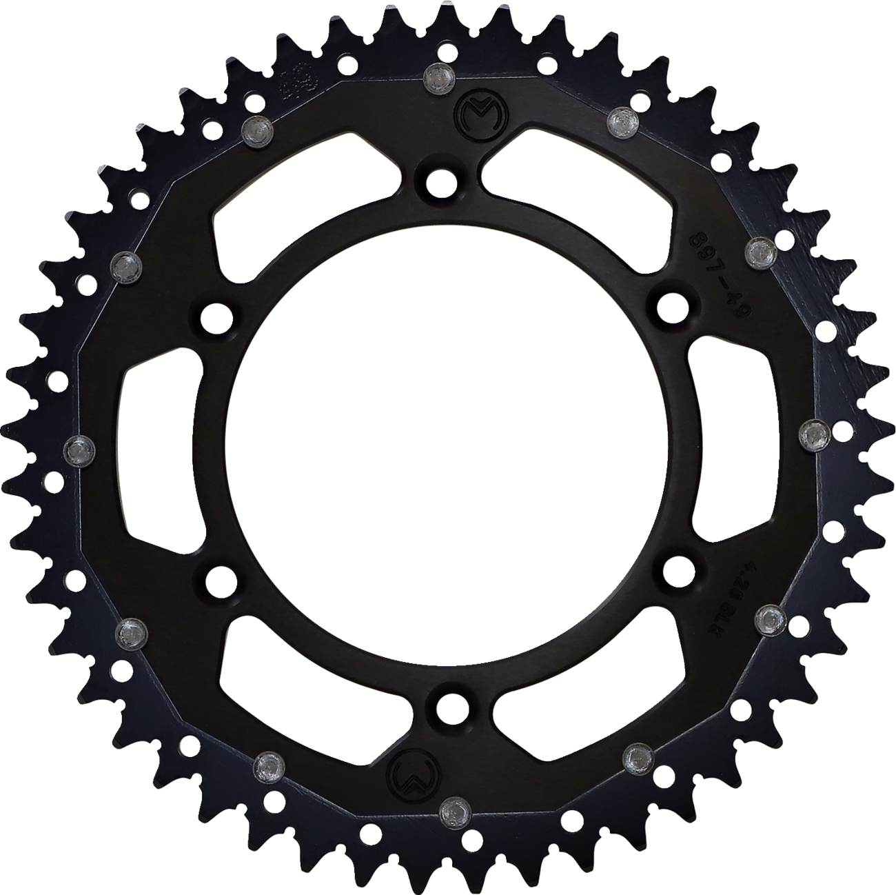 Dual Sprocket - 49 Tooth - Black - Gas Gas/Husqvarna/Husaberg/KTM