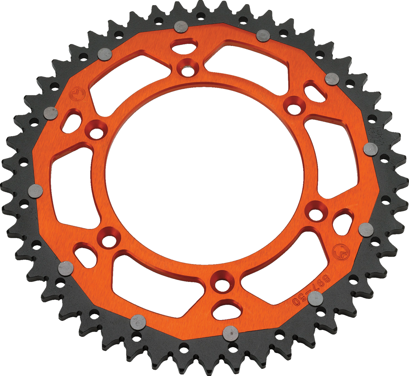 Dual Sprocket - 50 Tooth - Orange - Husqvarna/Husaberg/KTM