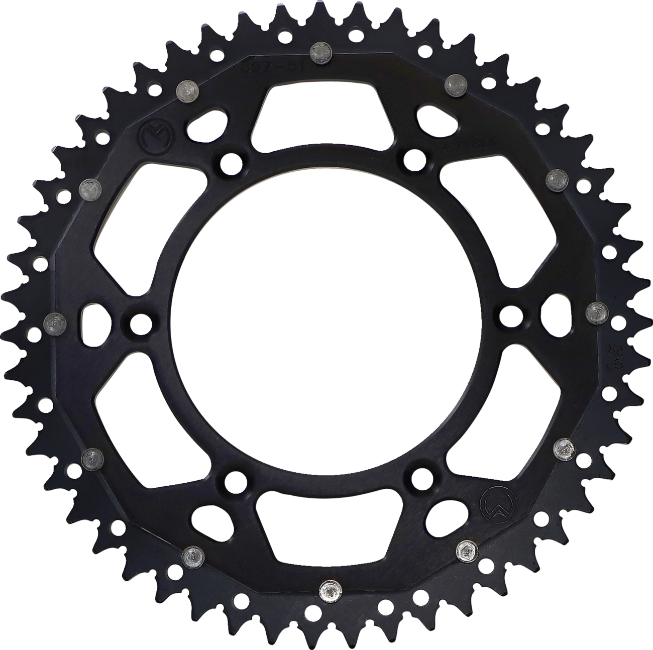 Dual Sprocket - 51 Tooth - Black - Gas Gas/Husqvarna/Husaberg/KTM