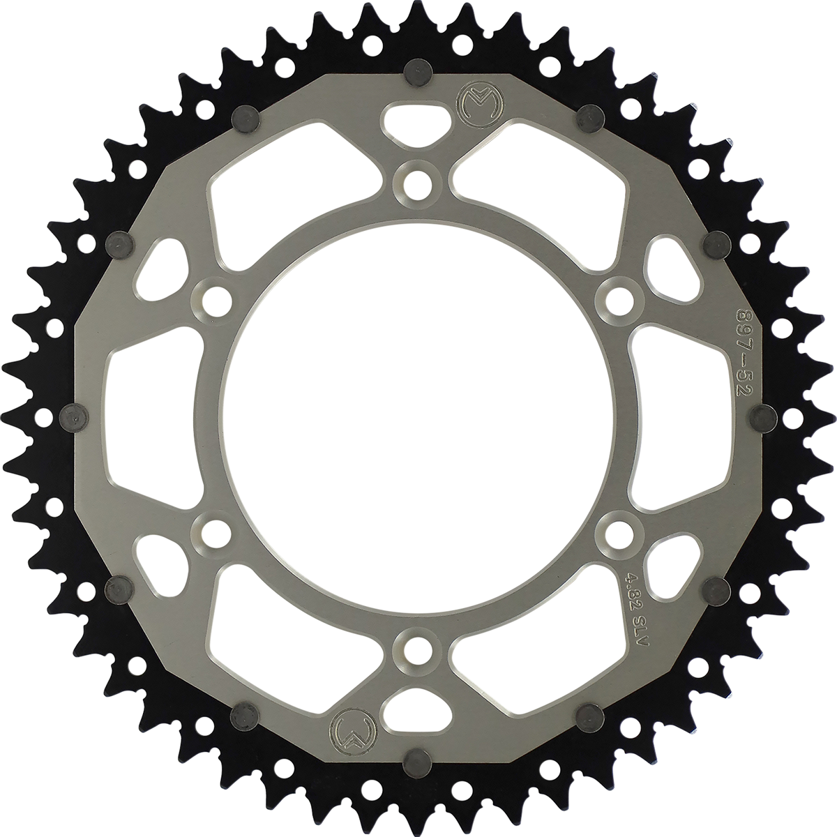 Dual Sprocket - 52 Tooth - Silver - Gas Gas/Husqvarna/Husaberg/KTM