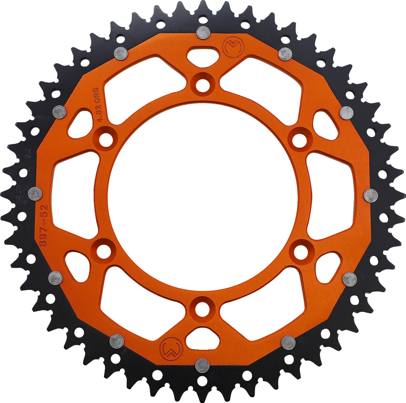Dual Sprocket - 52 Tooth - Orange - Husqvarna/Husaberg/KTM