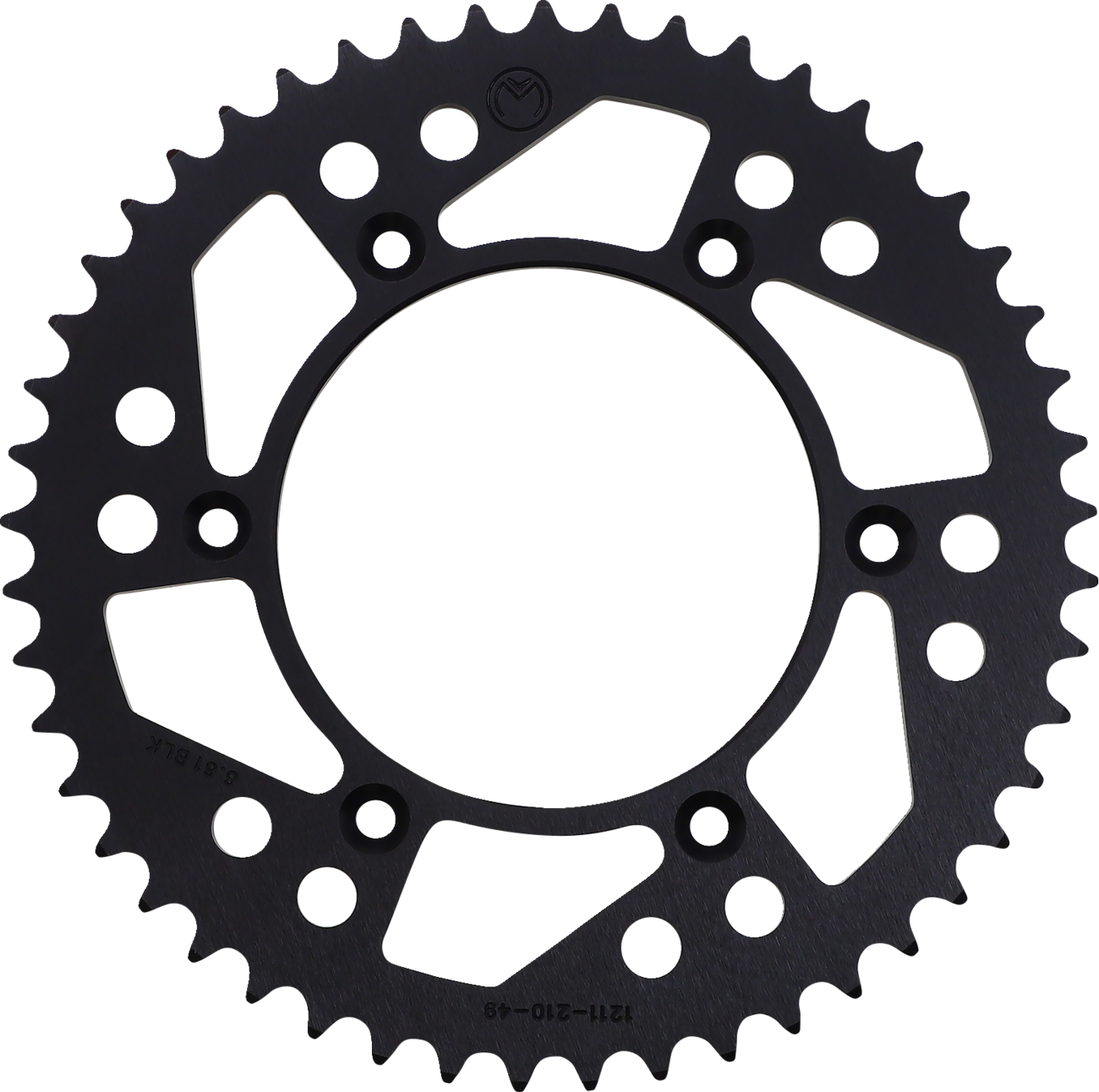 Rear Sprocket - Aluminum - 49 Tooth - Black - Honda