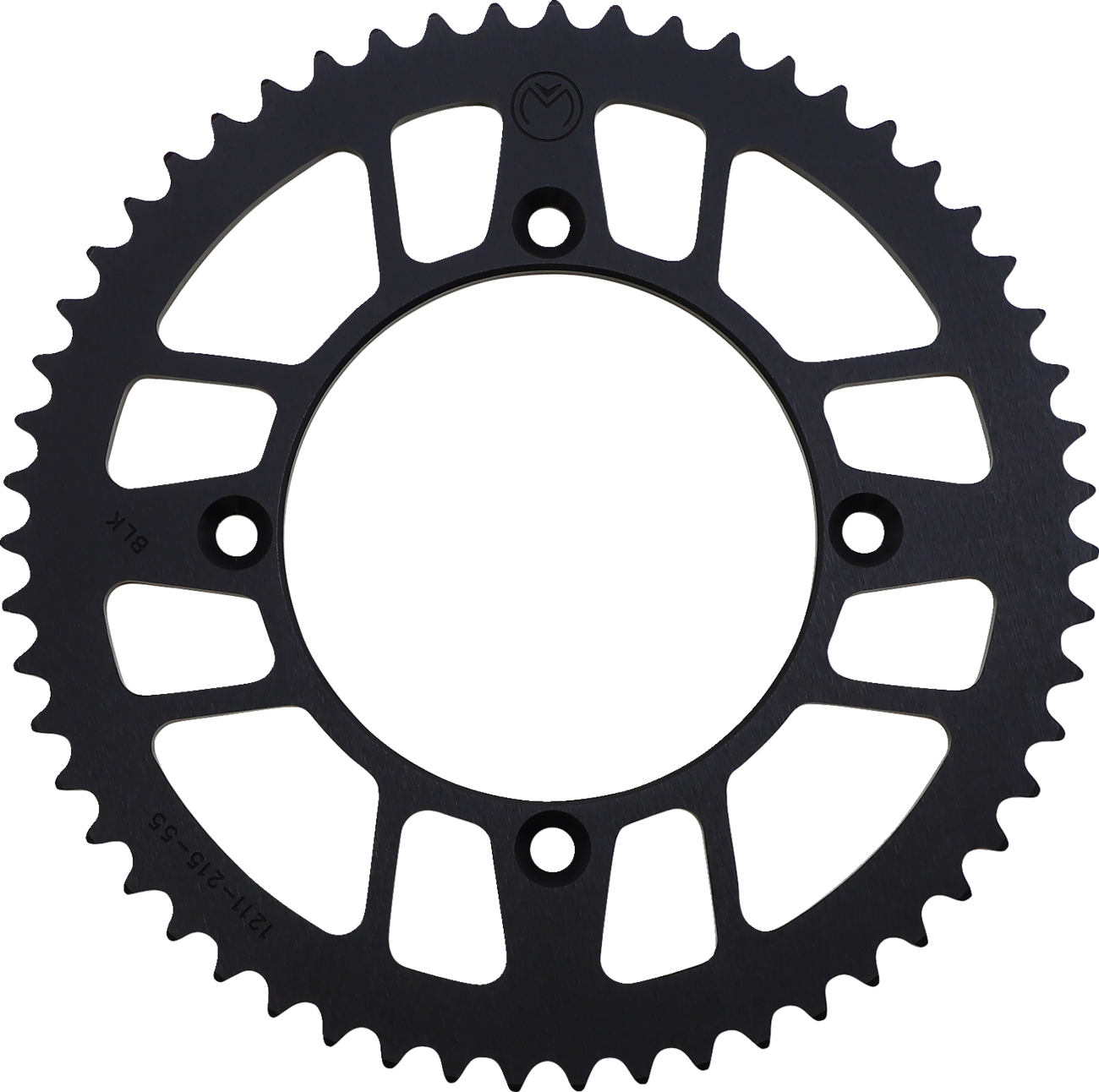 Rear Sprocket - Aluminum - 55 Tooth - Black - Honda