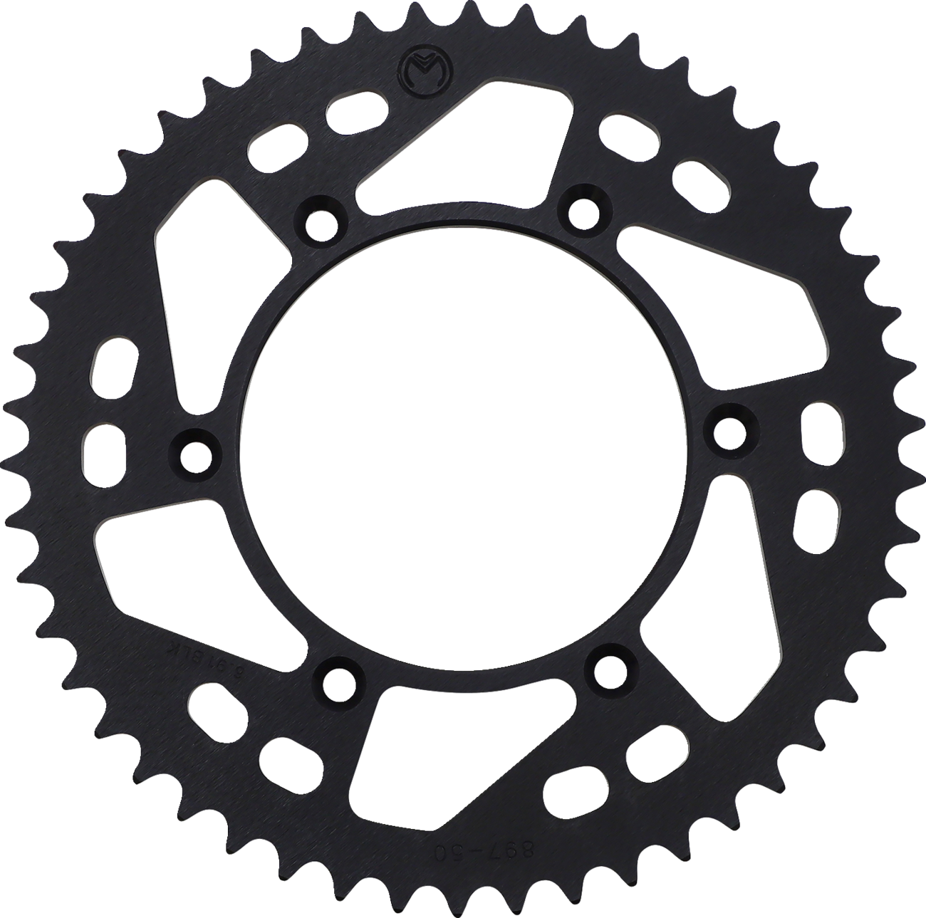 Rear Sprocket - Aluminum - 50 Tooth - Black - Husaberg/Husqvarna/KTM