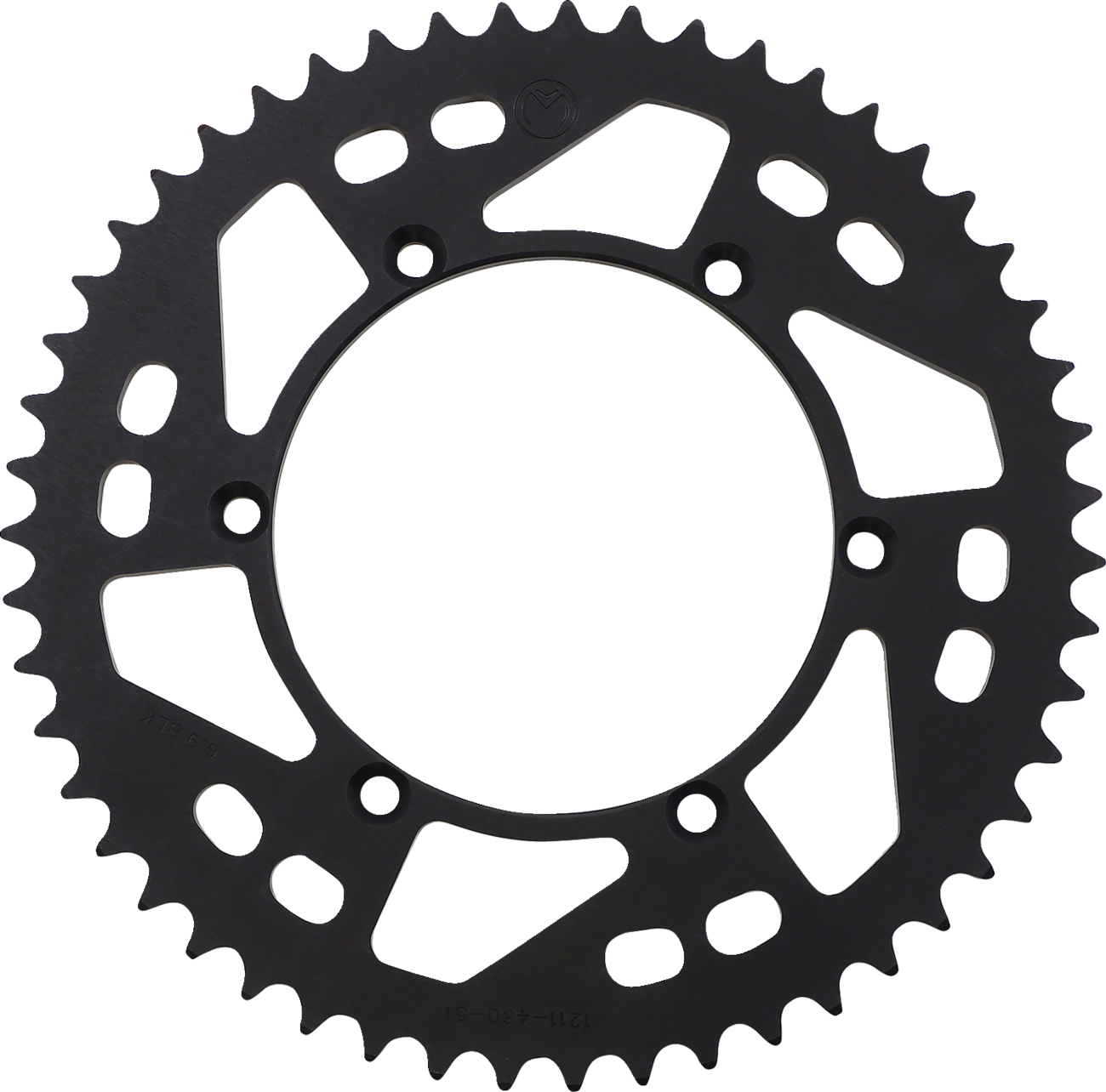 Rear Sprocket - Aluminum - 51 Tooth - Black - Kawasaki/Suzuki