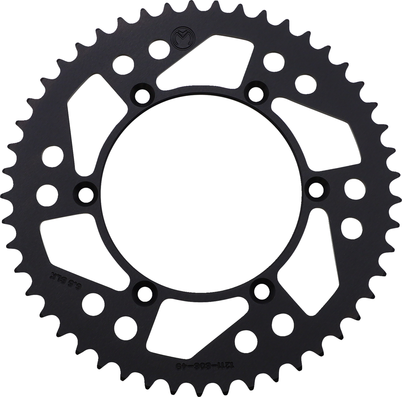 Rear Sprocket - Aluminum - 49 Tooth - Black - Kawasaki/Suzuki