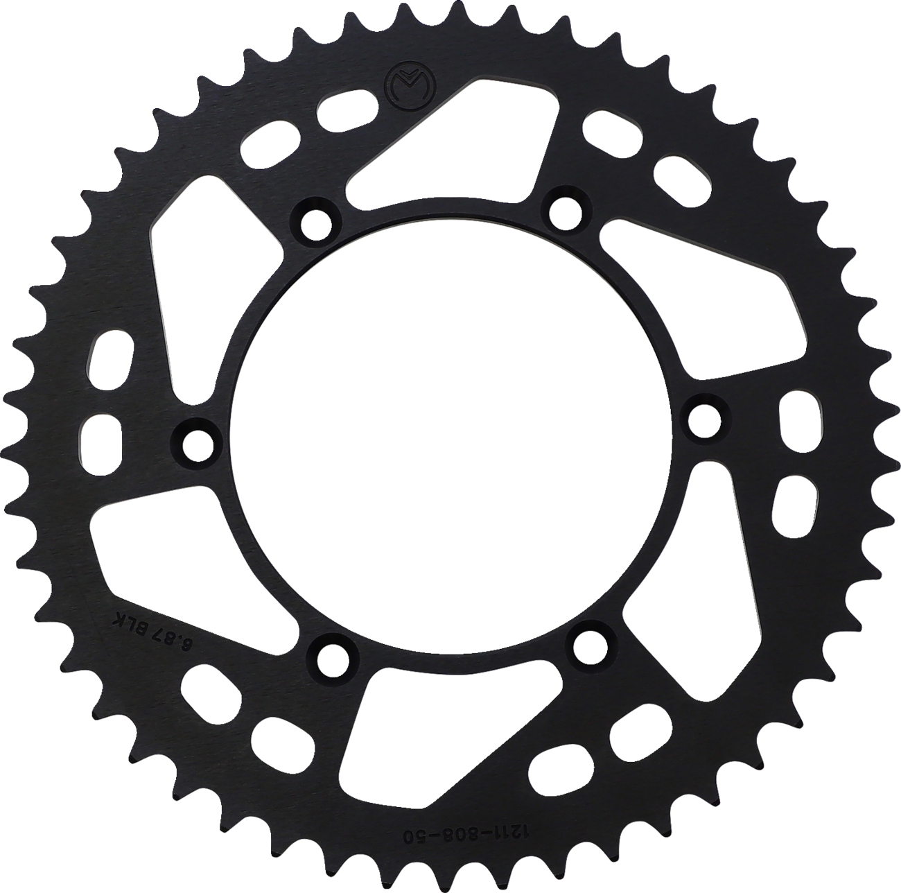 Rear Sprocket - Aluminum - 50 Tooth - Black - Kawasaki/Suzuki