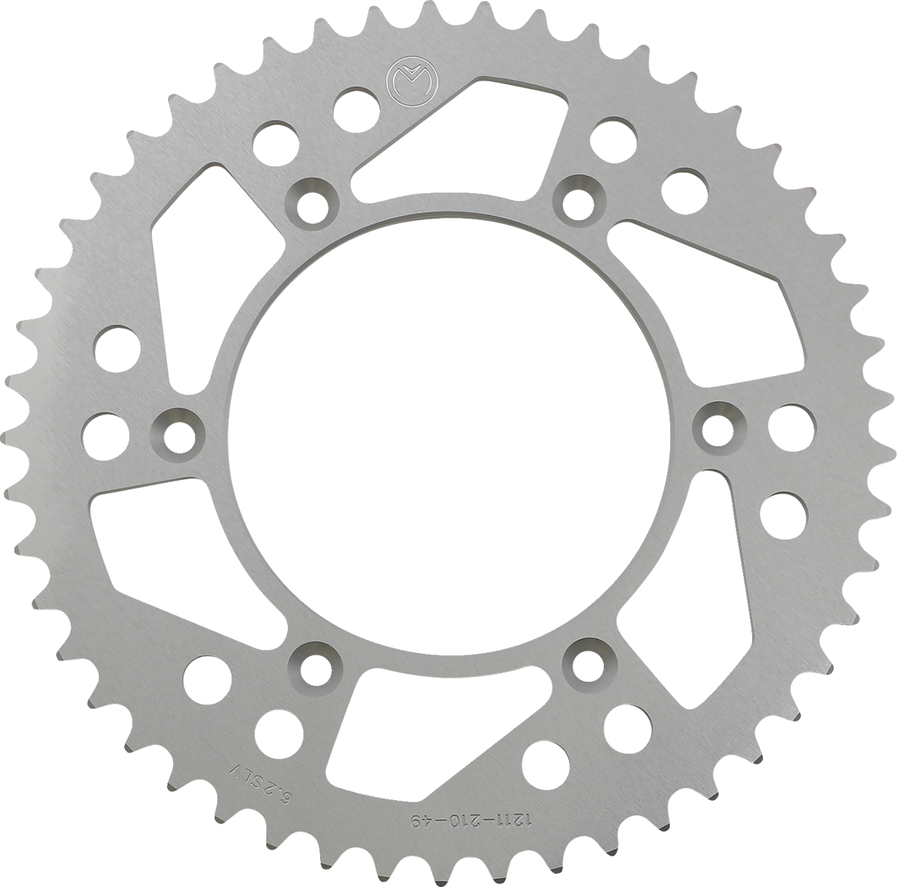 Rear Sprocket - Aluminum - 49 Tooth - Silver - Honda
