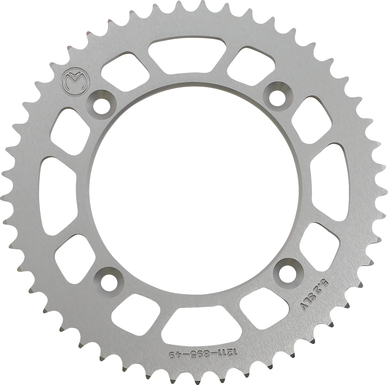 Rear Sprocket - Aluminum - 49 Tooth - Silver - Husqvarna/KTM