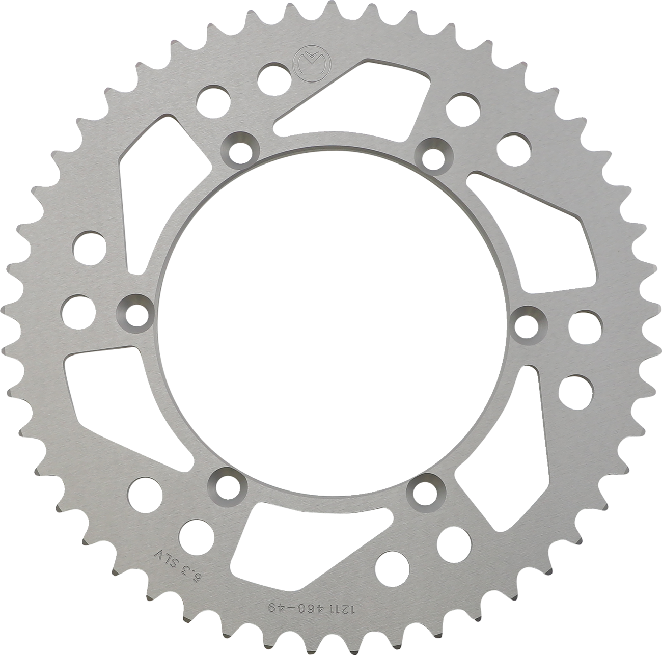 Rear Sprocket - Aluminum - 49 Tooth - Silver - Kawasaki/Suzuki