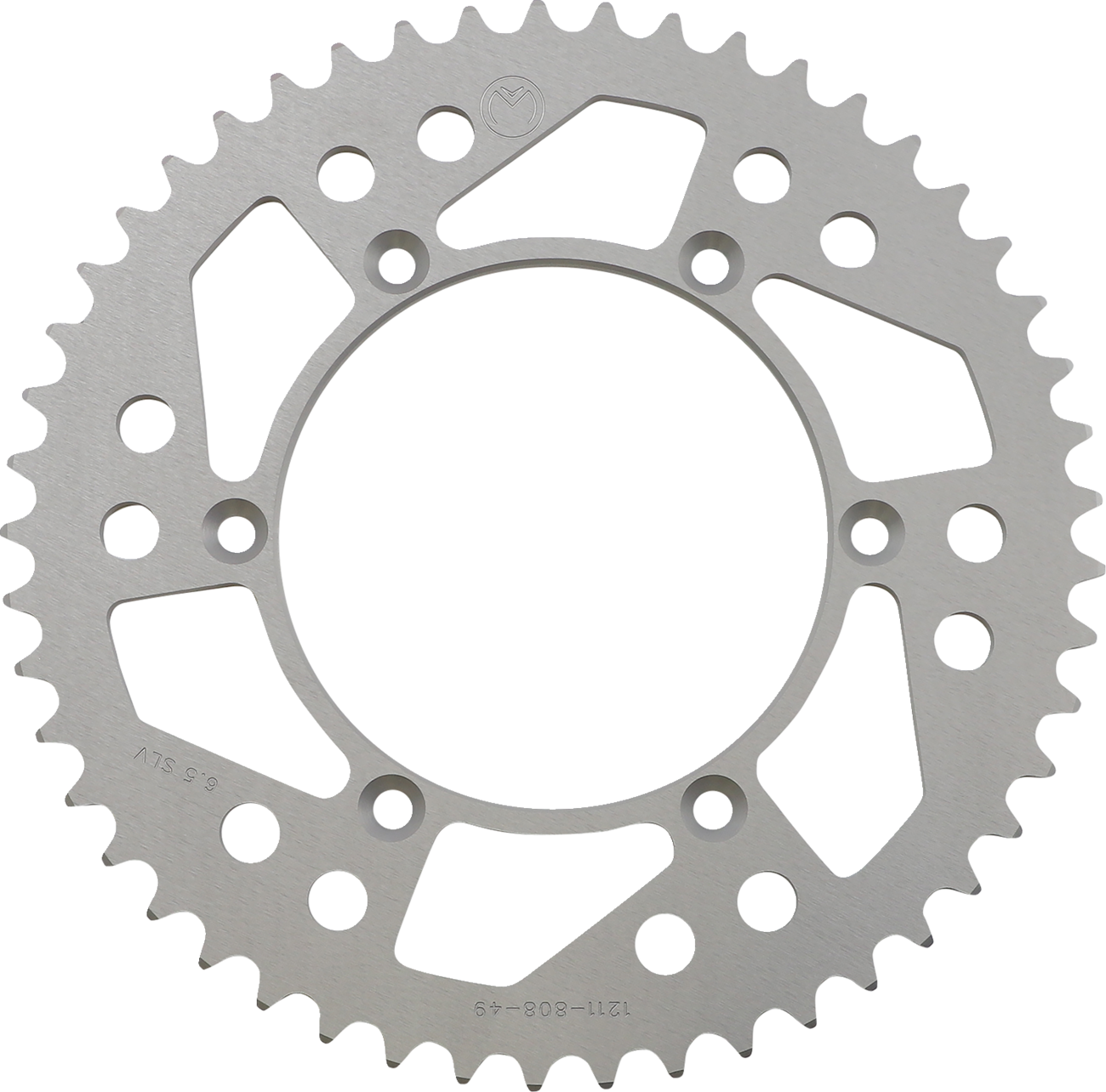 Rear Sprocket - Aluminum - 49 Tooth - Silver - Kawasaki/Suzuki