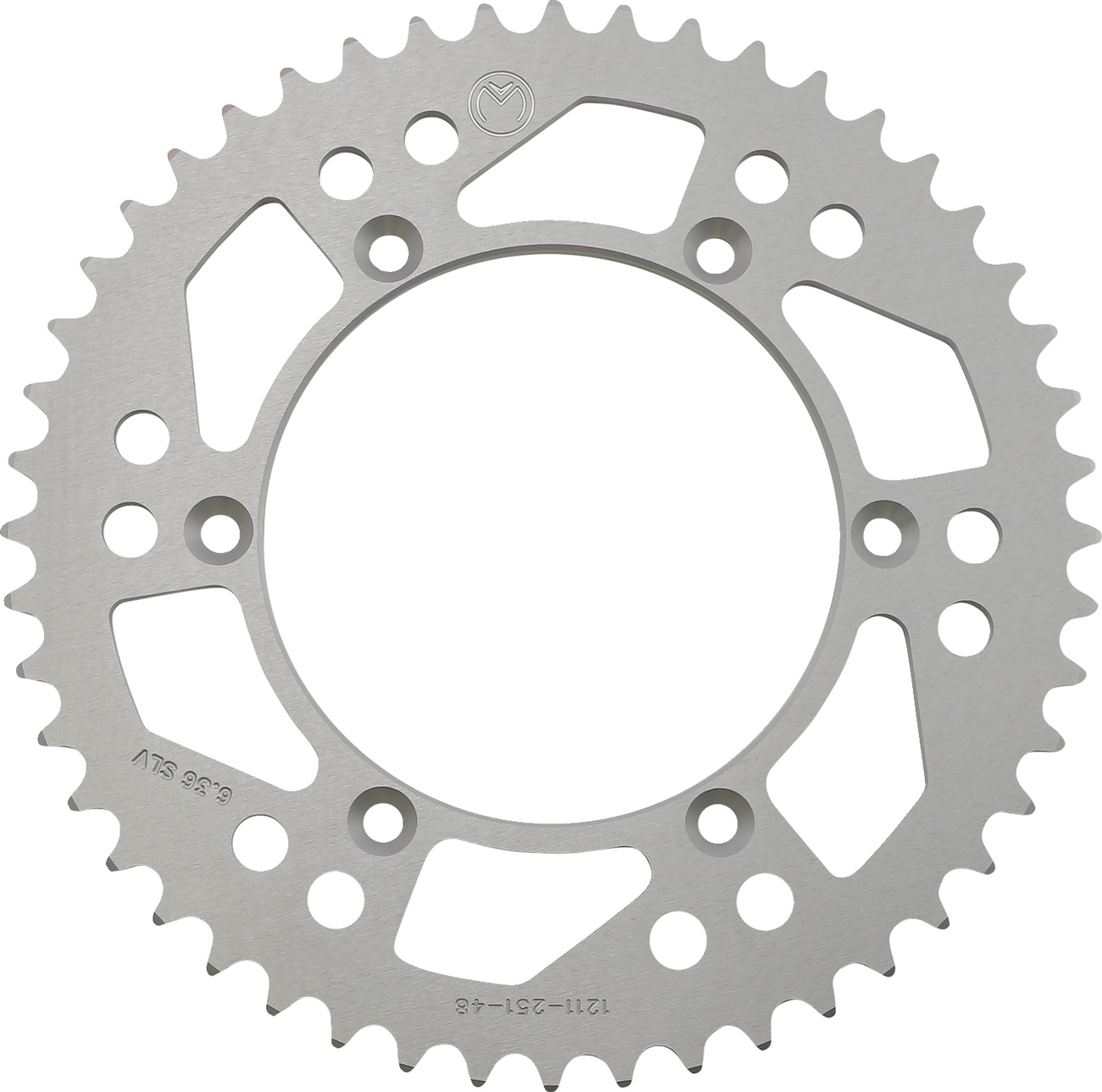 Rear Sprocket - Aluminum - 48 Tooth - Silver - Yamaha