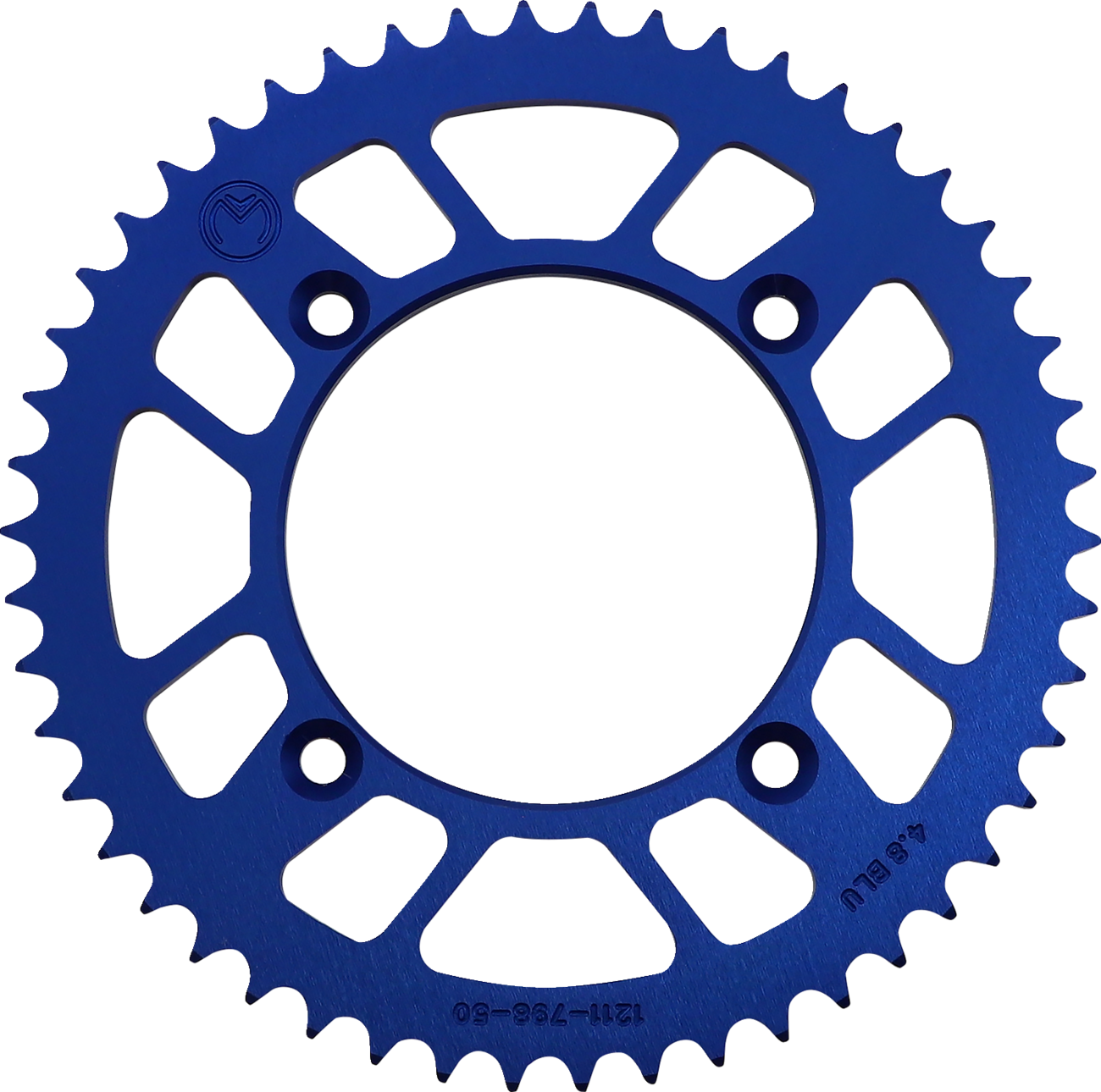 Rear Sprocket - Aluminum - 50 Tooth - Blue - Suzuki/Yamaha
