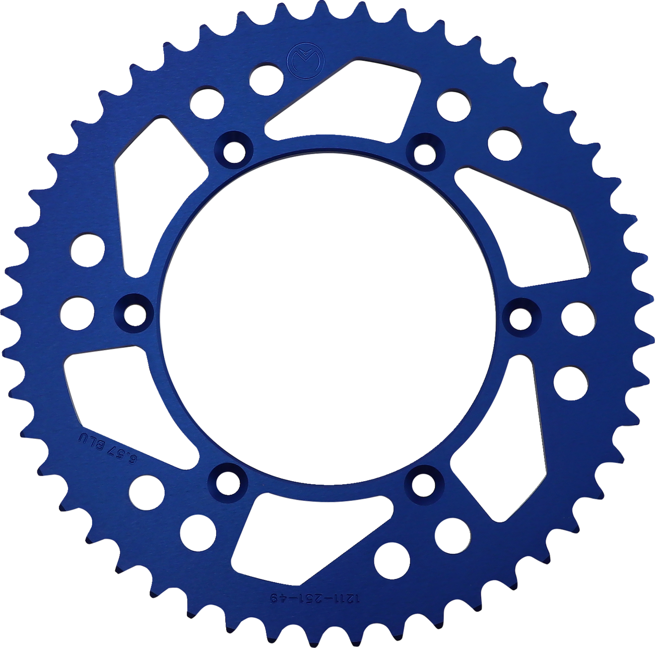 Rear Sprocket - Aluminum - 49 Tooth - Blue - Yamaha