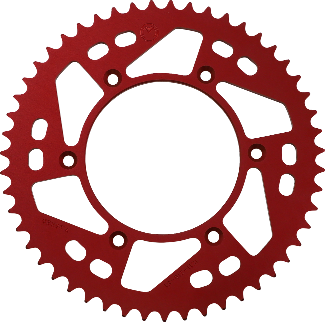 Rear Sprocket - Aluminum - 51 Tooth - Red - Honda