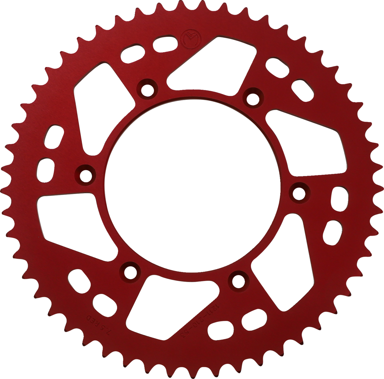 Rear Sprocket - Aluminum - 53 Tooth - Red - Honda