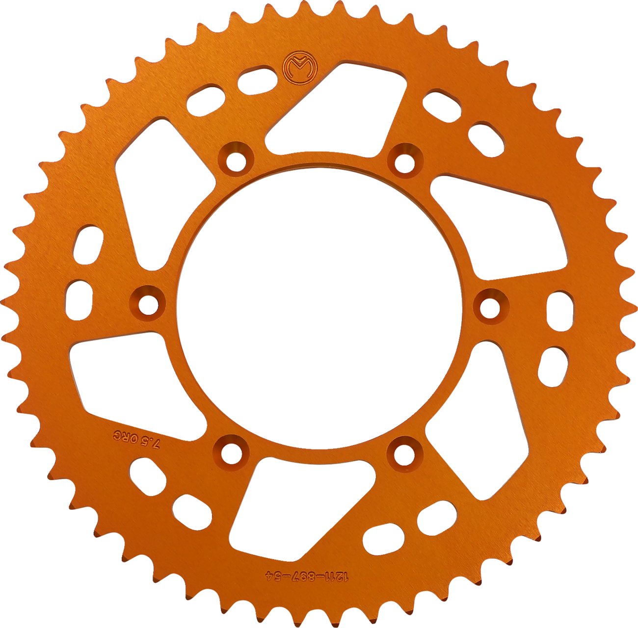 Rear Sprocket - Aluminum - 54 Tooth - Orange - Husaberg/Husqvarna/KTM
