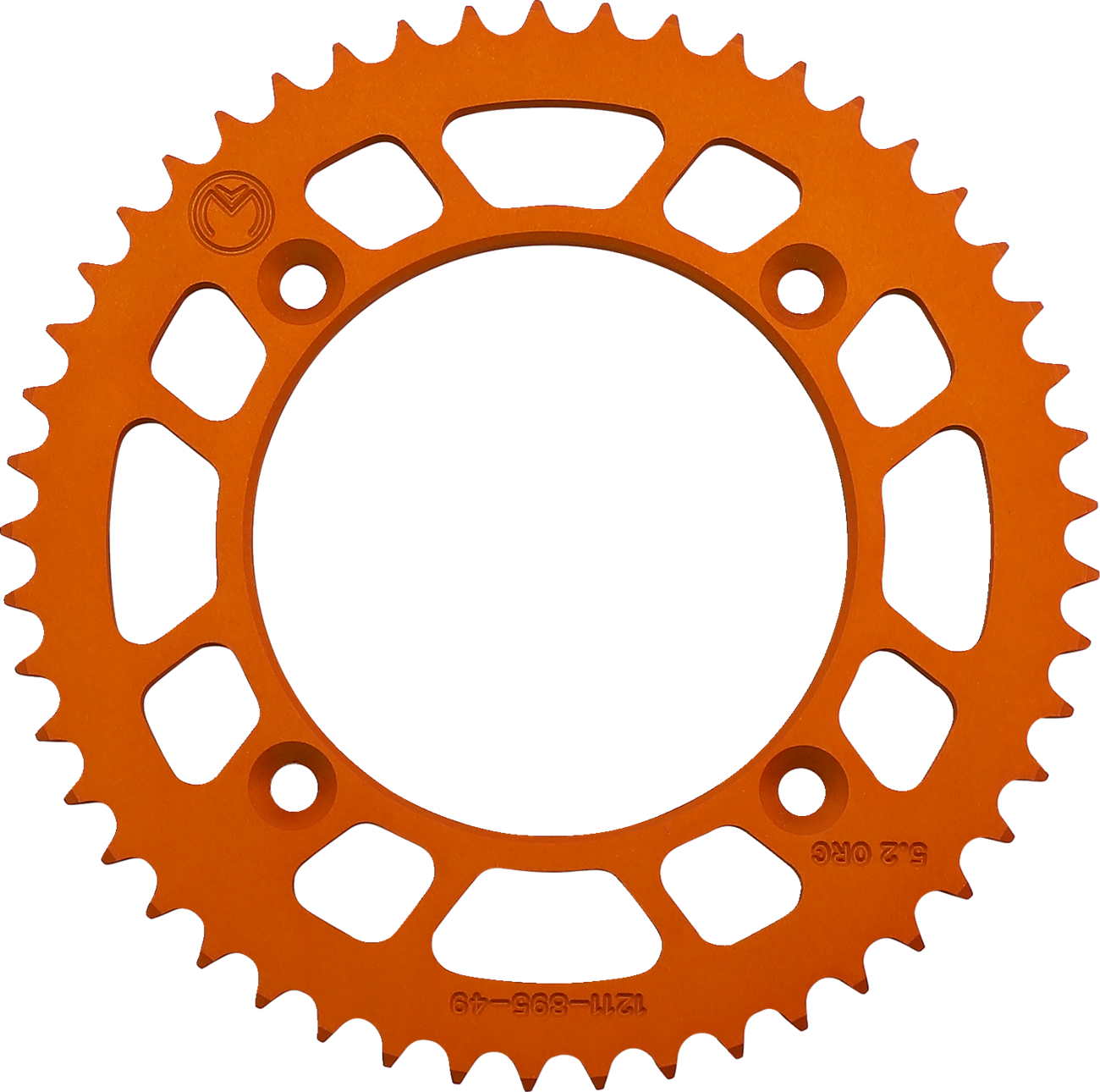 Rear Sprocket - Aluminum - 49 Tooth - Orange - Husqvarna/KTM