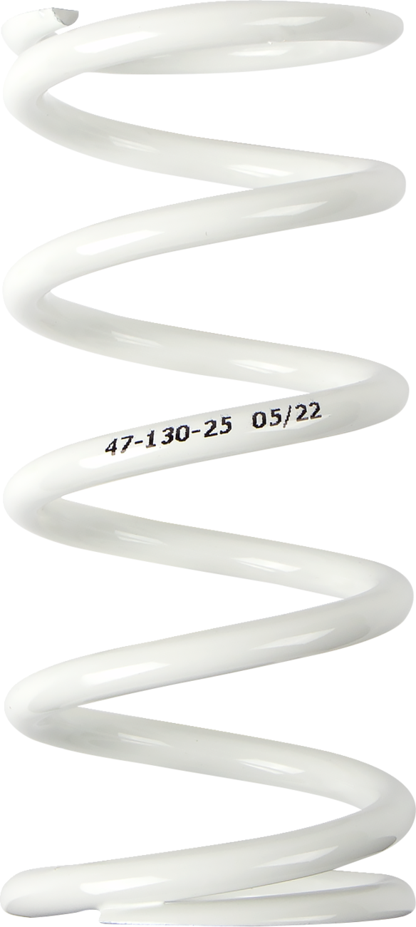 Shock Spring - 47 mm OD - 25 n/mm - White