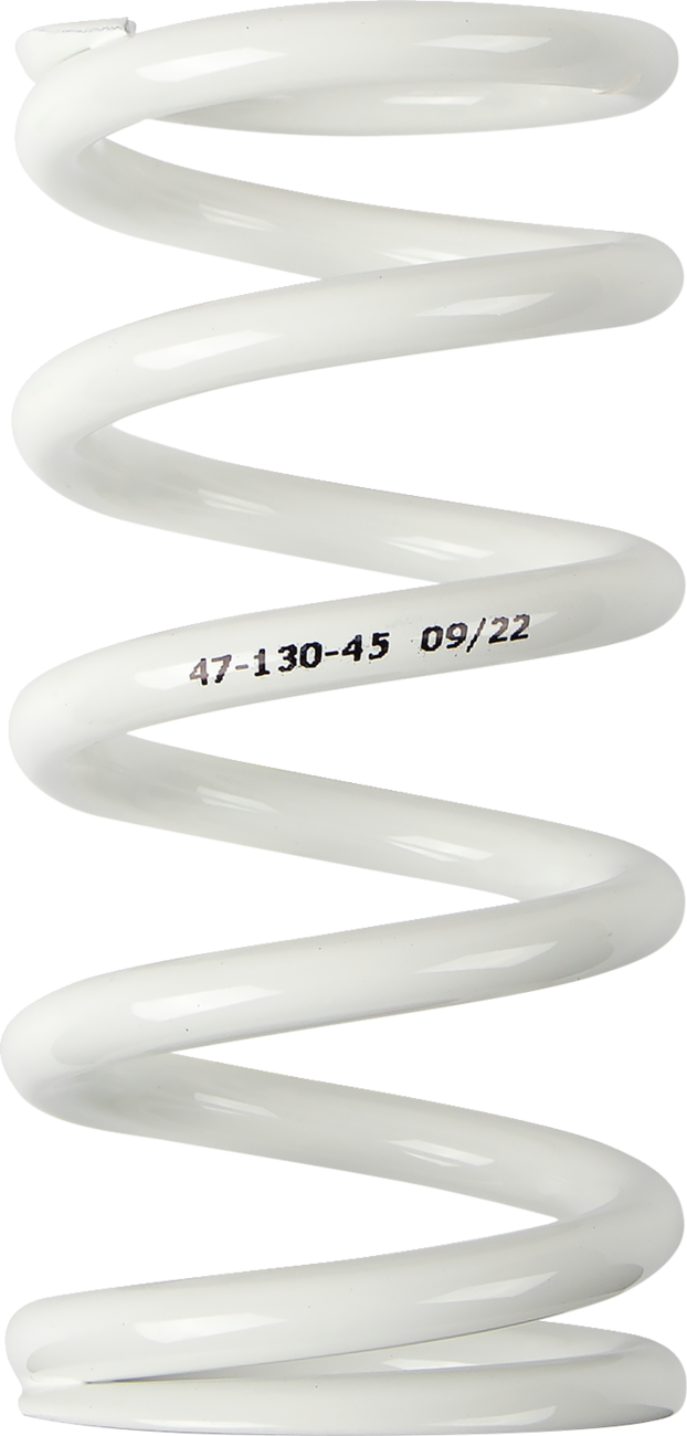 Shock Spring - 47 mm OD - 45 n/mm - White