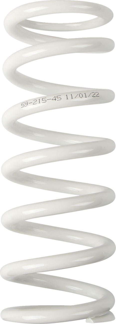 Shock Spring - 59 mm OD - 45 n/mm - White