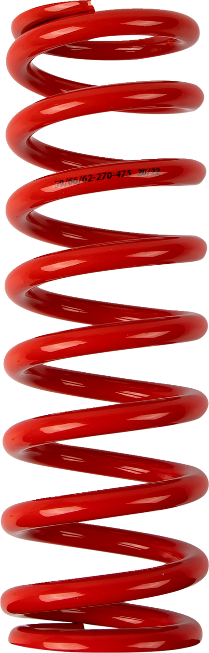 Shock Spring - 59/62 mm OD - 47.5 n/mm - Red