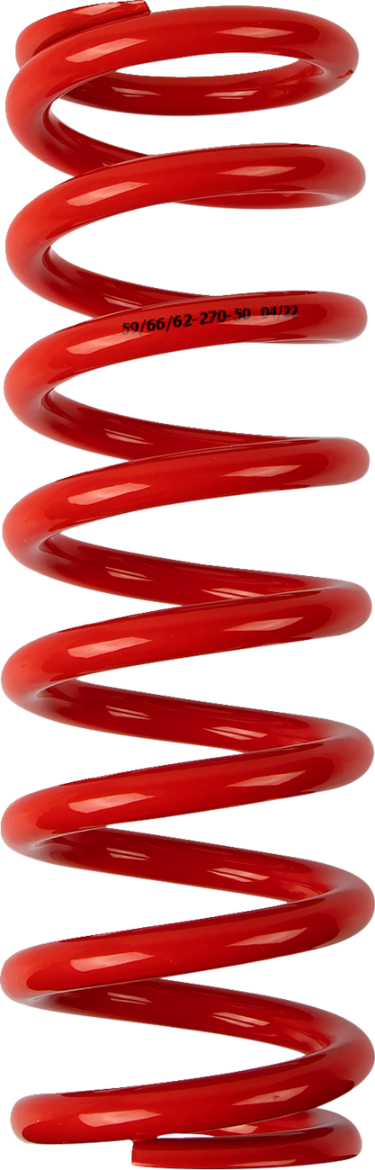 Shock Spring - 59/62 mm OD - 50 n/mm - Red