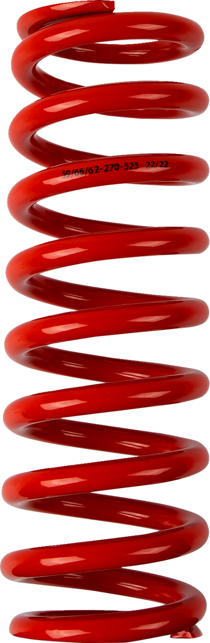 Shock Spring - 59/62 mm OD - 52.5 n/mm - Red