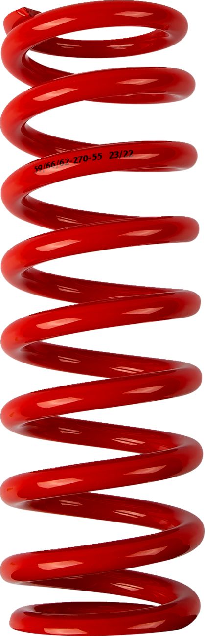 Shock Spring - 59/62 mm OD - 55 n/mm - Red