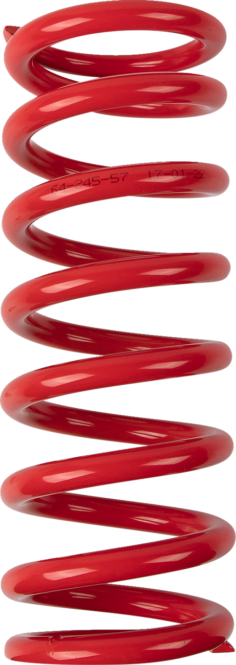 Shock Spring - 64/66 mm OD - 57 n/mm - Red