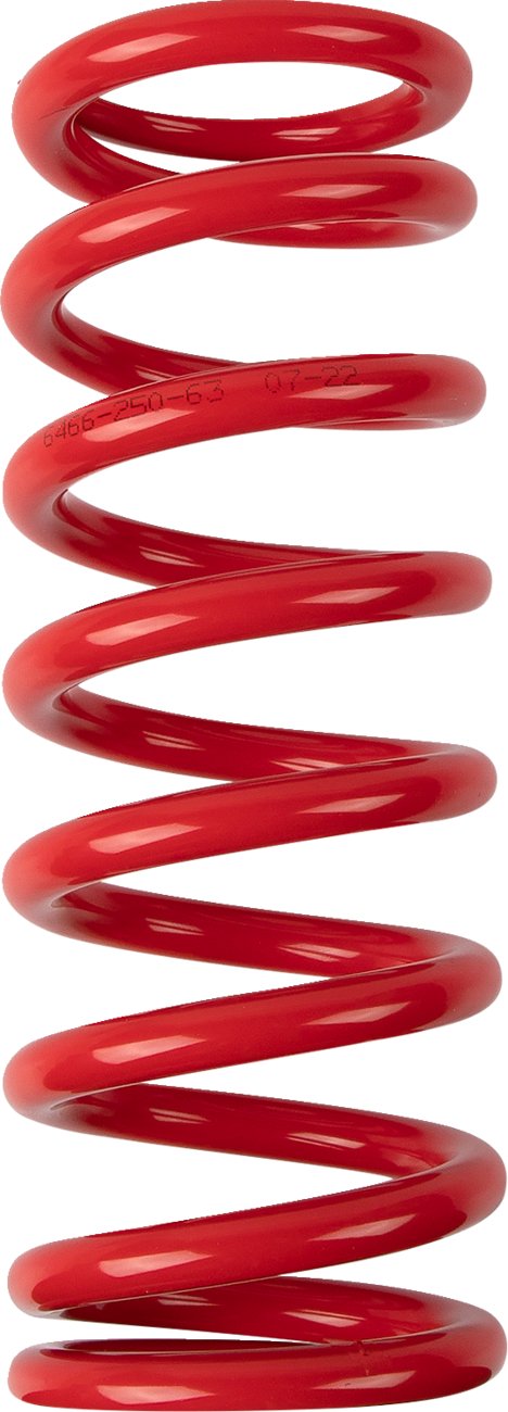 Shock Spring - 64/66 mm OD - 63 n/mm - Red
