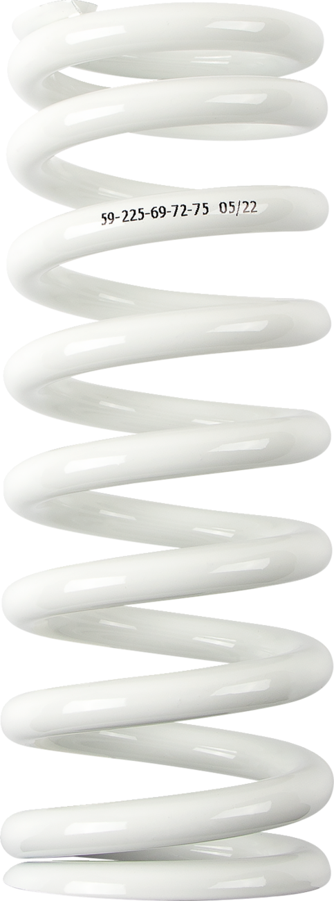 Shock Spring - 59 mm OD - 69/72/75 n/mm - White