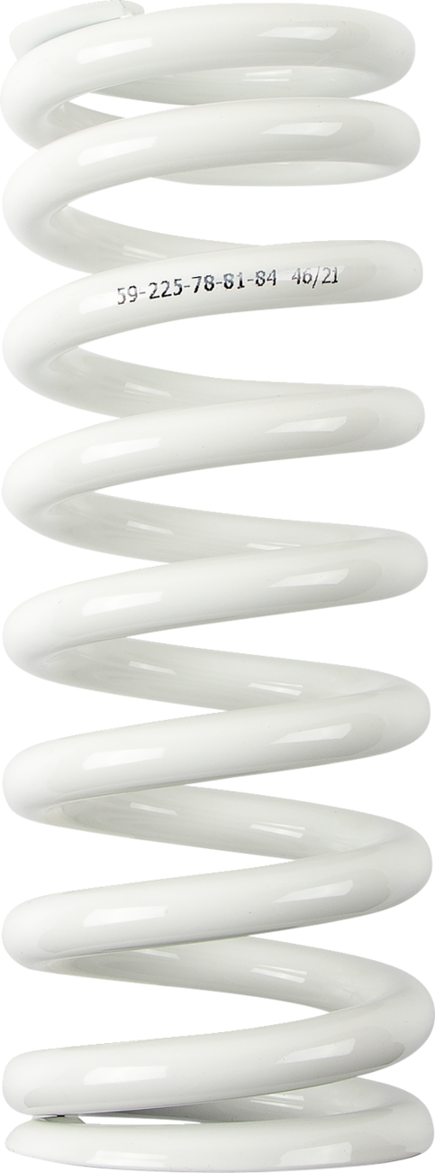 Shock Spring - 59 mm OD - 78/81/84 n/mm - White