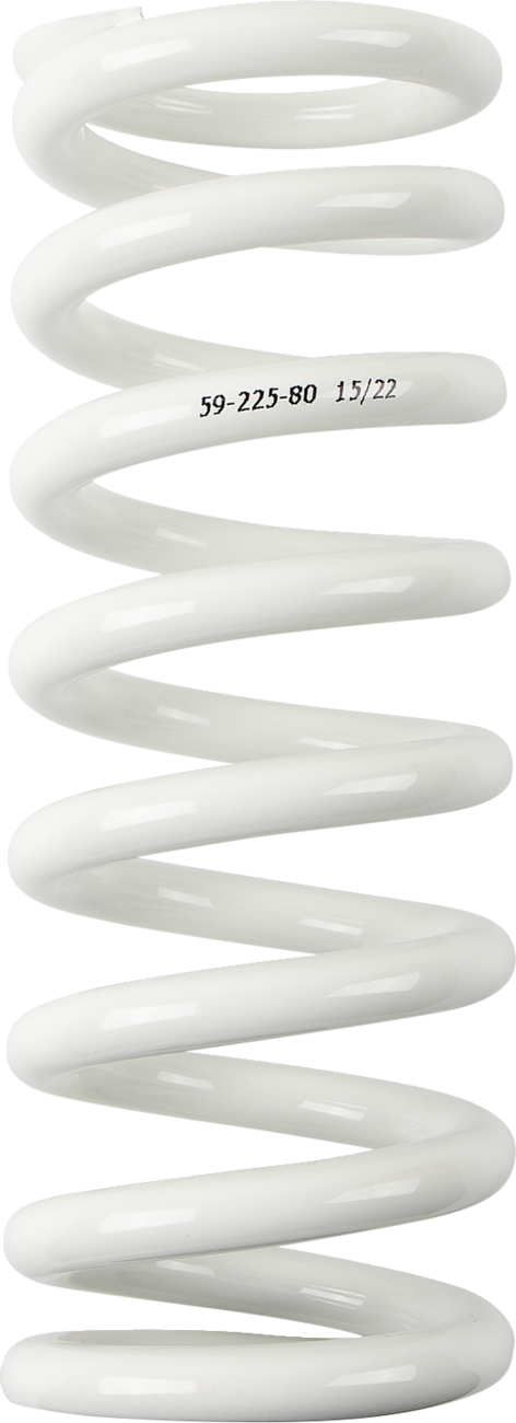 Shock Spring - 59 mm OD - 80 n/mm - White
