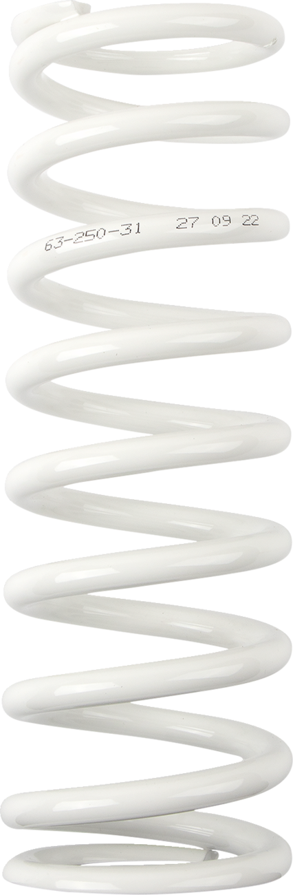 Shock Spring - 63 mm OD - 31 n/mm - White