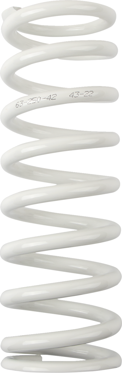 Shock Spring - 63 mm OD - 42 n/mm - White