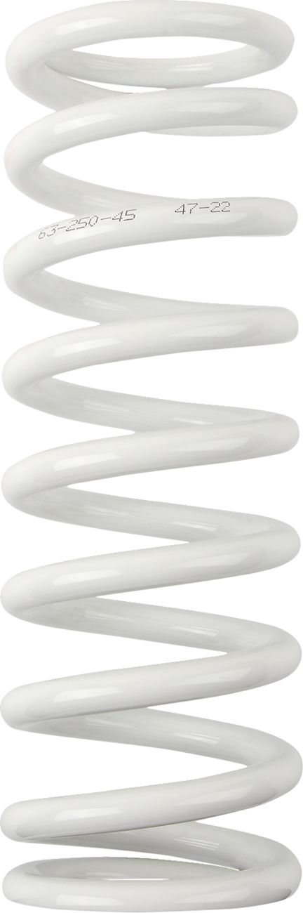 Shock Spring - 63 mm OD - 45 n/mm - White