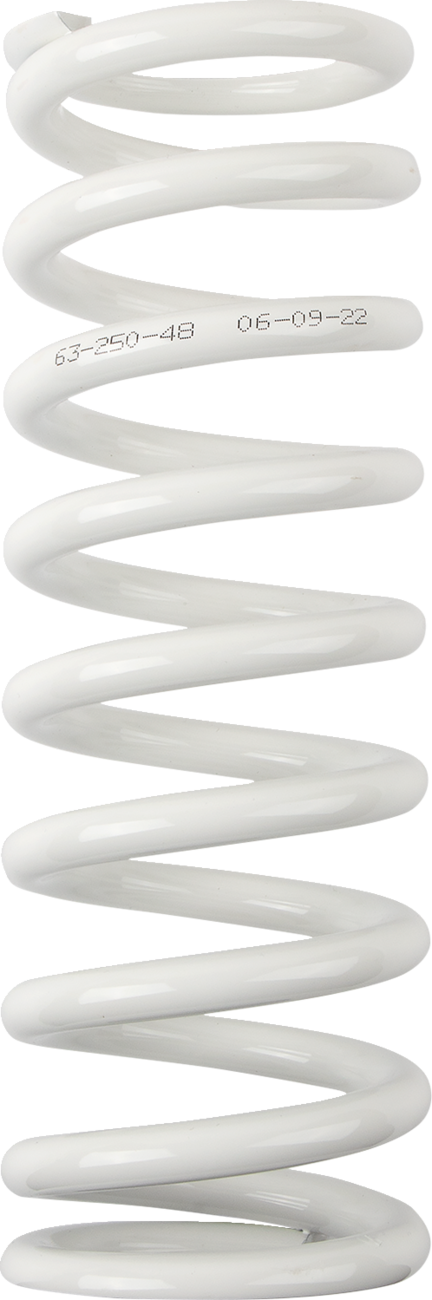 Shock Spring - 63 mm OD - 48 n/mm - White