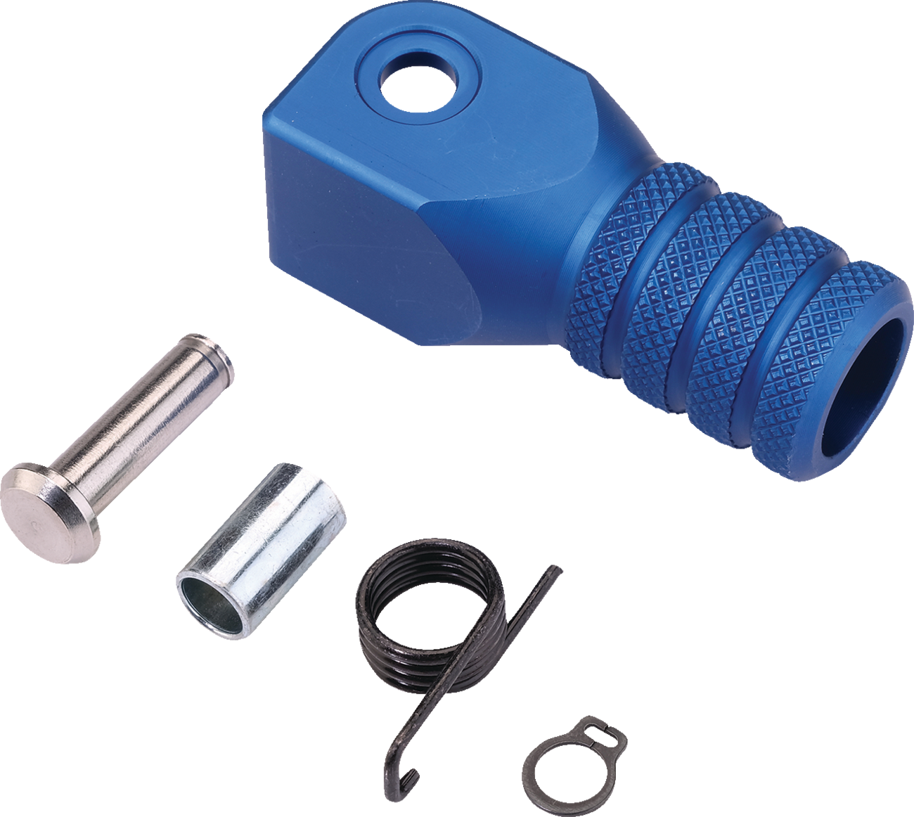 Knurled Shift Lever Tip - 0 mm - Blue