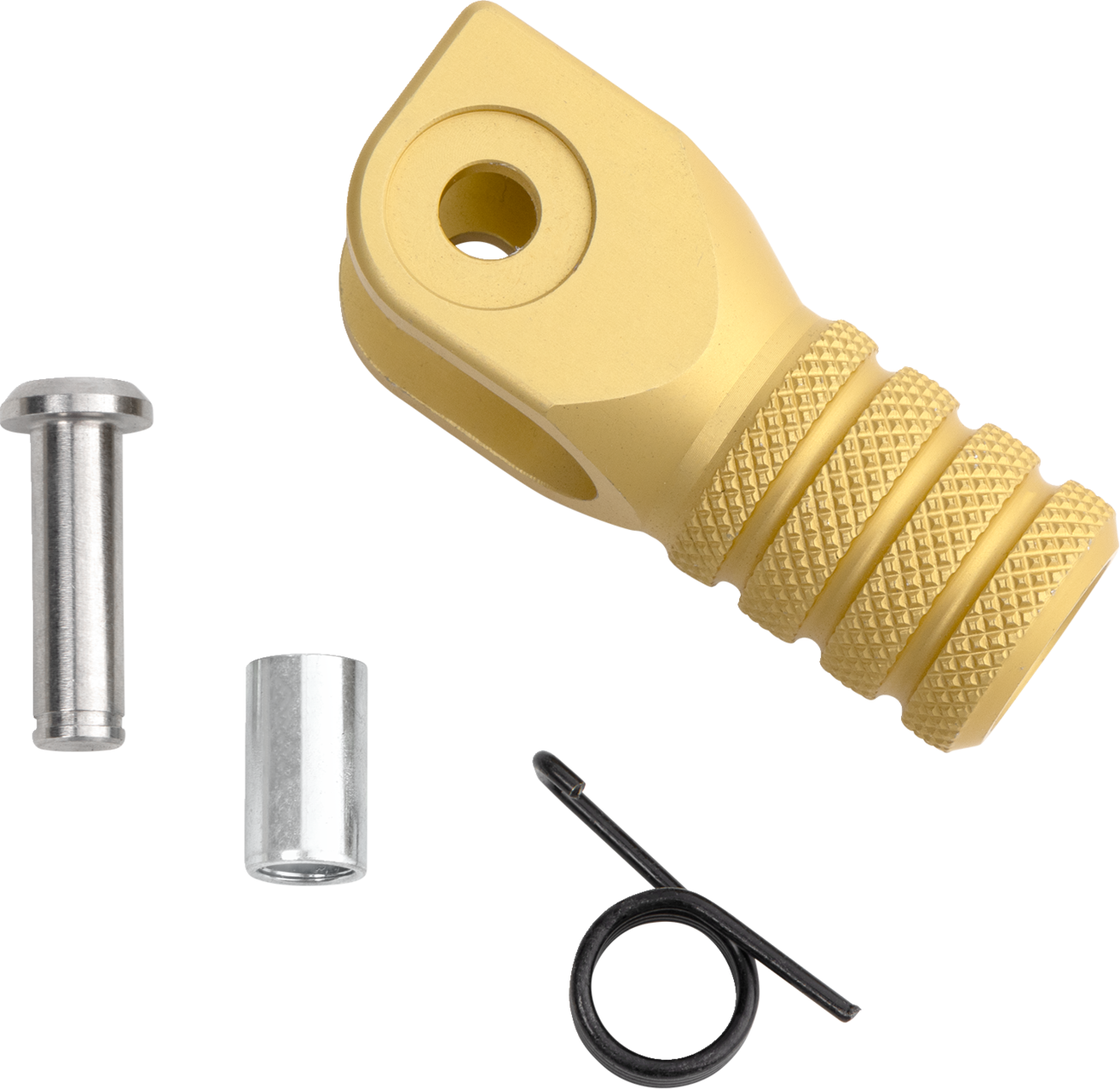 Knurled Shift Lever Tip - 0 mm - Gold
